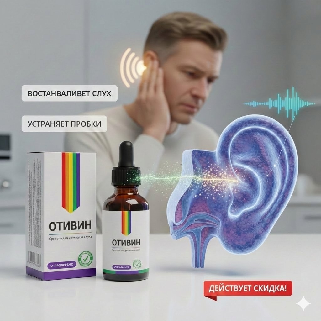 Отивин - средство для улучшения слуха